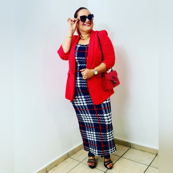 Second Hand Dresses & Skirts - Shein-Plaid Tank Dress
